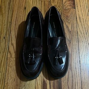 Zara leather loafers